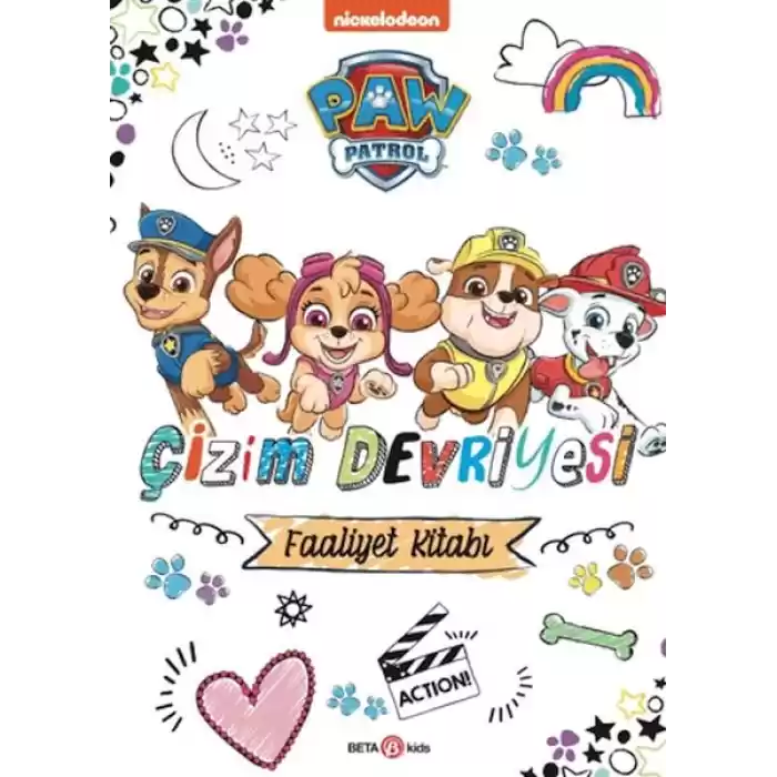 PAW Patrol - Çizim Devriyesi Boyama Kitabı