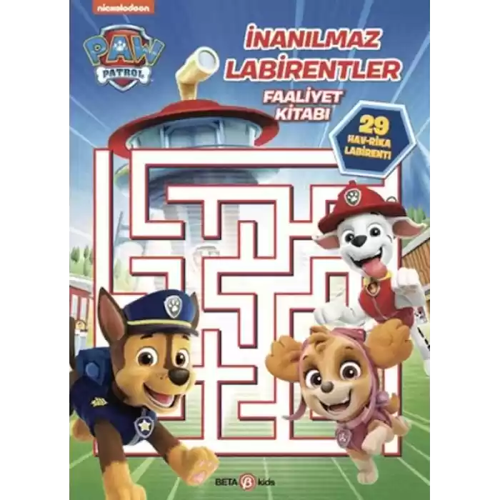Paw Patrol - İnanılmaz Labirentler Faaliyet Kitabı