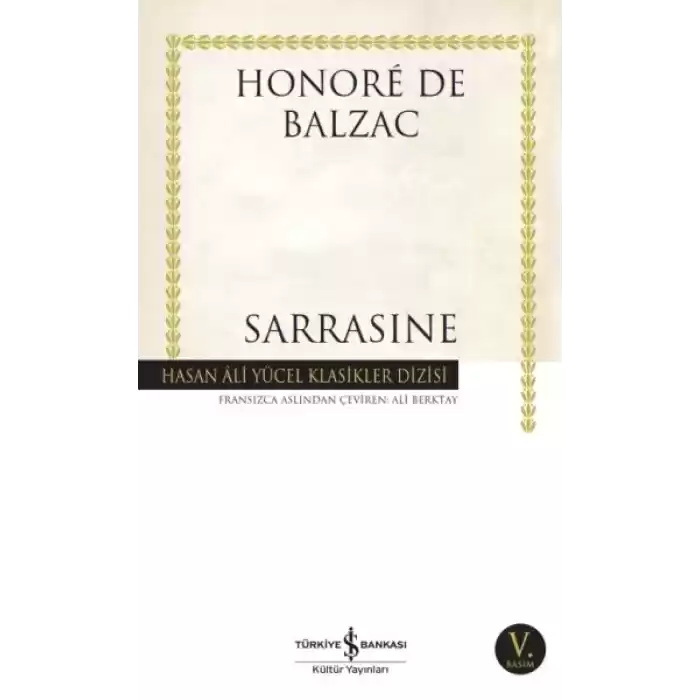 Sarrasine - Hasan Ali Yücel Klasikleri