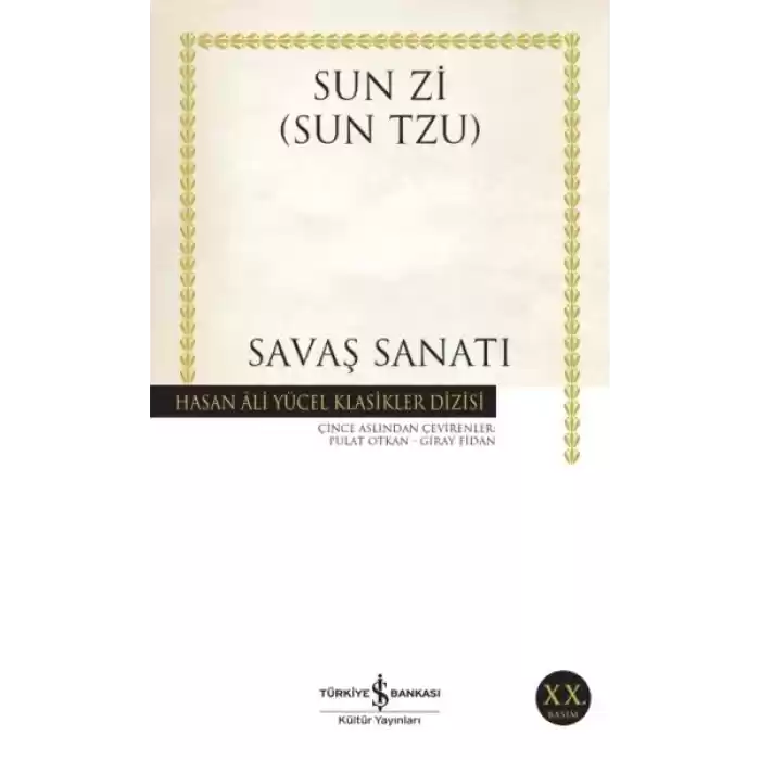 Savaş Sanatı - Hasan Ali Yücel Klasikleri