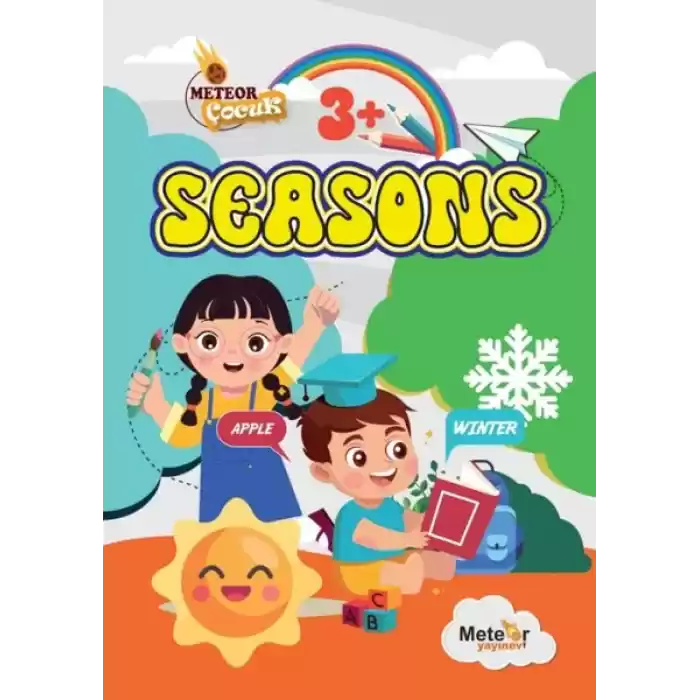 Seasons (Mevsimler) Türkçe – İngilizce Boyama Kitabı
