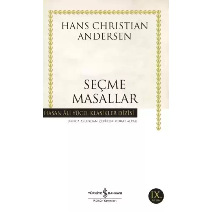 Seçme Masallar Andersen - Hasan Ali Yücel Klasikleri