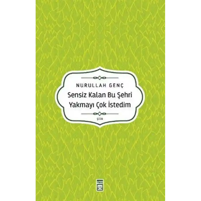 Sensiz Kalan Bu Şehri Yakmayı Çok İstedim