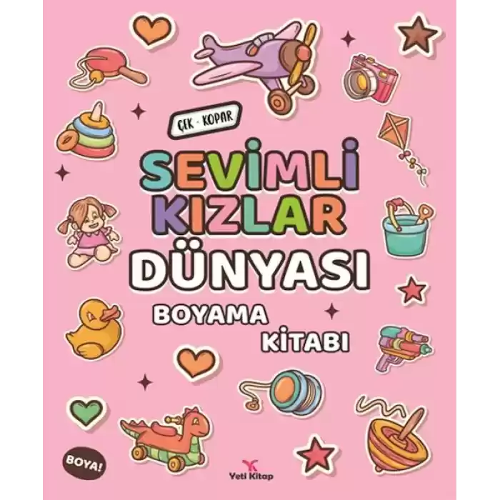 Sevimli Kızlar Dünyası Boyama Kitabı
