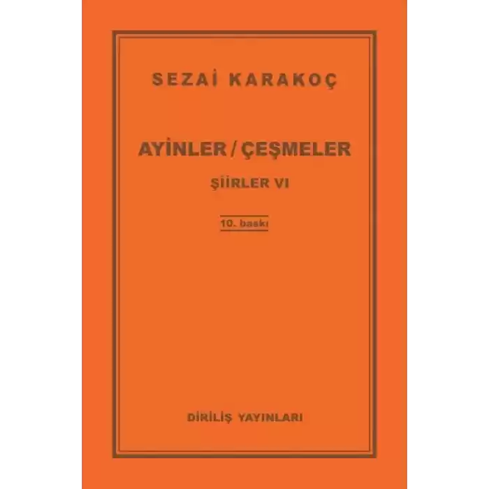 Şiirler 6 - Ayinler Çeşmeler