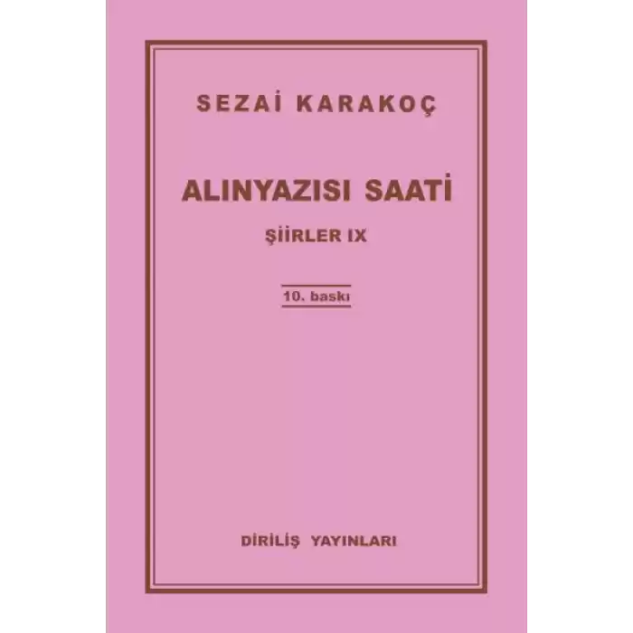 Şiirler 9 - Alınyazısı Saati