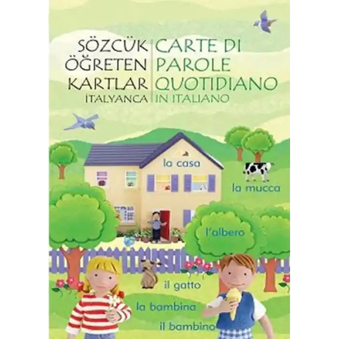 Sözcük Öğreten Kartlar - İtalyanca