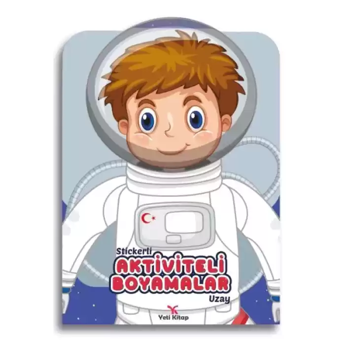 Stickerli Aktivite ve Boyamalar Uzay