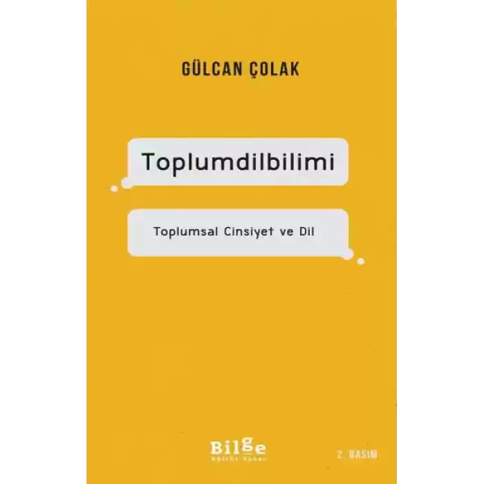 Toplumdilbilimi - Toplumsal Cinsiyet ve Dil