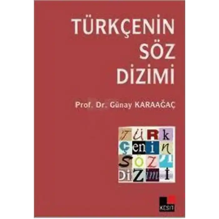 Türkçenin Söz Dizimi