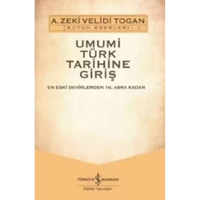 Umumi Türk Tarihine Giriş (2 Cilt - CDli)