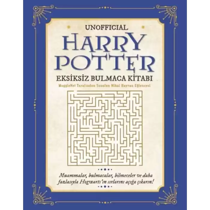 Unofficial Harry Potter Eksiksiz Bulmaca Kitabı