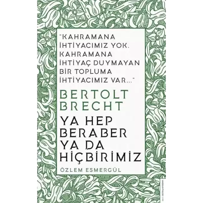 Ya Hep Beraber Ya Da Hiçbirimiz