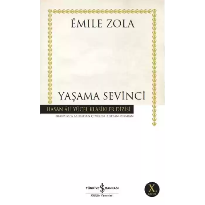 Yaşama Sevinci - Hasan Ali Yücel Klasikleri
