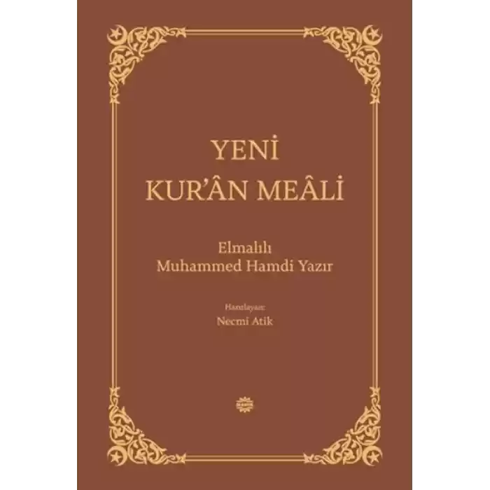Yeni Kur’an Meali Bez Ciltli