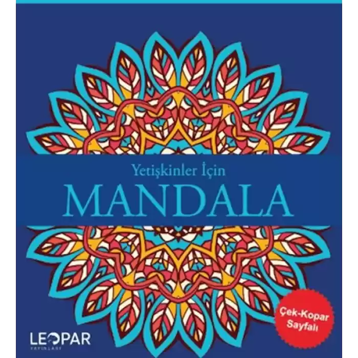 Yetişkinler İçin Mandala - Lacivert