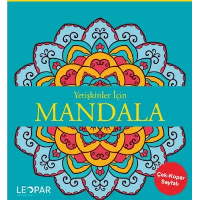 Yetişkinler İçin Mandala - Mavi
