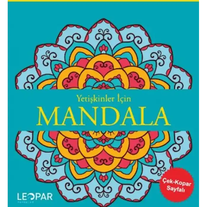 Yetişkinler İçin Mandala - Mavi