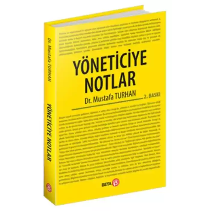 Yöneticiye Notlar