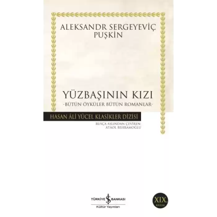 Yüzbaşının Kızı - Hasan Ali Yücel Klasikleri
