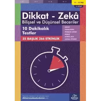 10 Dakikalık Testler (11-12 Yaş) - Dikkat Zeka