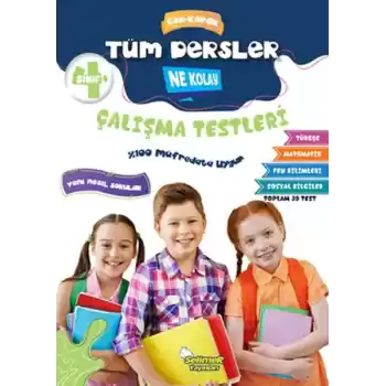 4. Sınıf Tüm Dersler Çek-Kopar Ne Kolay Çalışma Testleri
