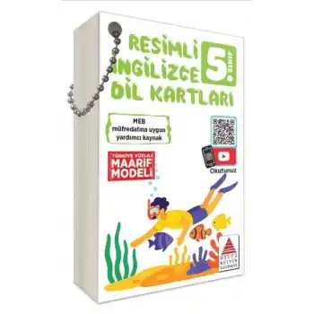 5. Sınıf Resimli İngilizce Dil Kartları