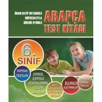 6. Sınıf Arapça Test Kitabı  İmam Hatip Lisesi Müfredatıyla Birebir Uyumlu