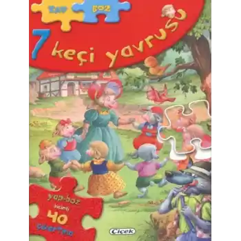 7 Keçi Yavrusu Yap-Boz Çıkartmalı Masallar 1