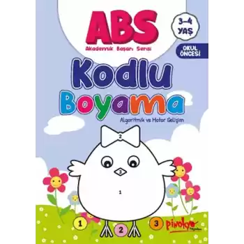 ABS 3-4 Yaş Kodlu Boyama