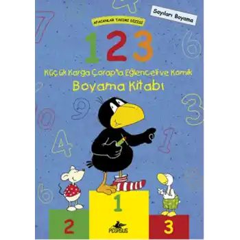 Afacanlar Takımı Dizisi: 1-2-3 Küçük Karga Çorap’la Eğlenceli ve Komik Boyama Kitabı
