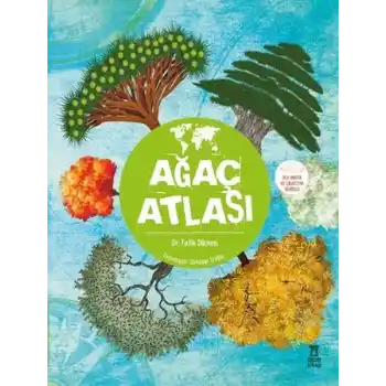 Ağaç Atlası- Dev Harita ve Çıkartma Hediyeli- Karton Kapak