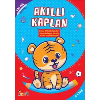 Akıllı Kaplan - Yaz-Sil-Kalemli