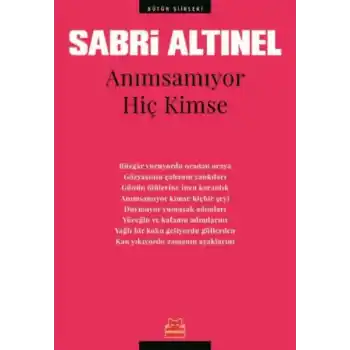 Anımsamıyor Hiç Kimse