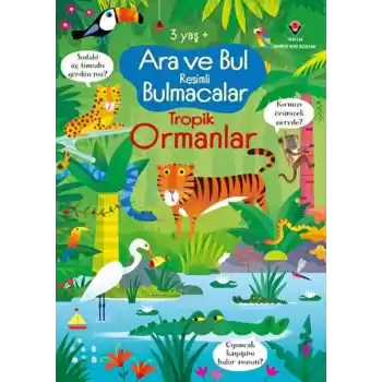 Ara ve Bul Resimli Bulmacalar Tropik Ormanlar