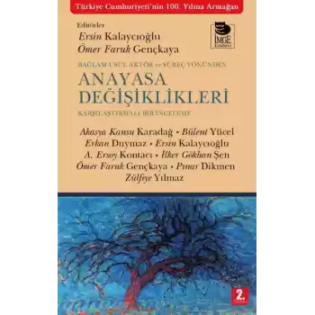 Bağlam Usul Aktör ve Süreç Yönünden Anayasa Değişiklikleri