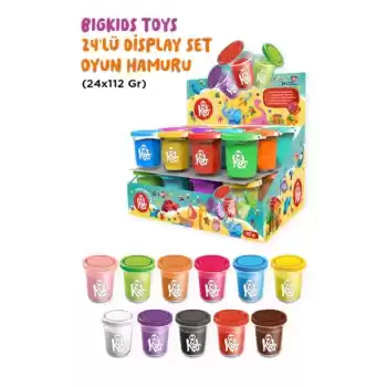 Bigkids Toys / 24’Lü Display Kutu Oyun Hamuru (24X112 Gr)