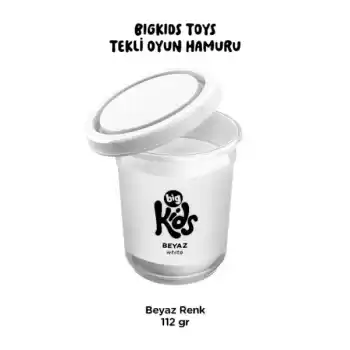 Bigkids Toys / Beyaz - 12li Oyun Hamuru (112 Gr)