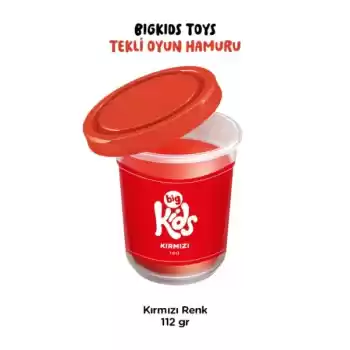 Bigkids Toys / Kırmızı - 12li Oyun Hamuru (112 Gr)