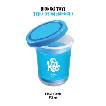 Bigkids Toys / Mavi - 12li Oyun Hamuru (112 Gr)