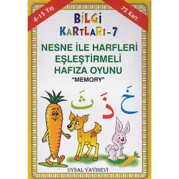 Bilgi Kartları 7 - Nesne İle Harfleri Eşleştirmeli Hafıza Oyunu (Memory)