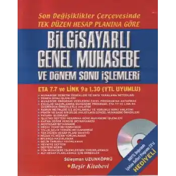 Bilgisayarlı Genel Muhasebe