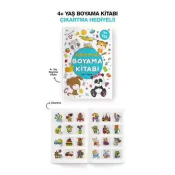 Çıkartmalı Boyama Kitabı  4 Yaş +