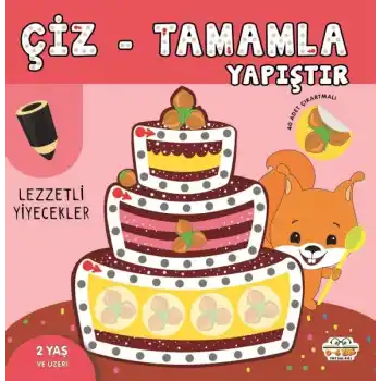 Çiz-Tamamla-Yapıştır Lezzetli Yiyecekler