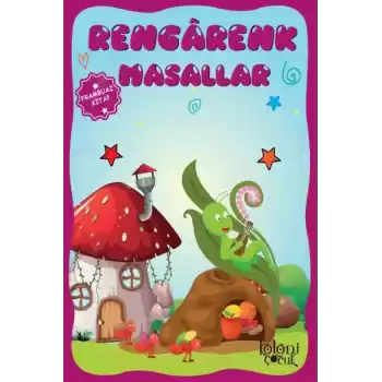 Çocuklar için Hayal ve Odak Geliştirici Rengarenk Masallar Frambuaz Kitap