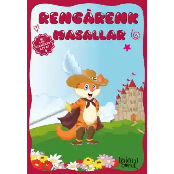 Çocuklar için Hayal ve Odak Geliştirici Rengarenk Masallar Lal Kırmızı Kitap