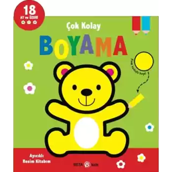 Çok Kolay Boyama Ayıcıklı Resim Kitabım