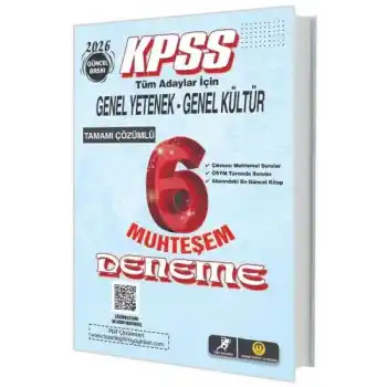 Dev Kadro 2026 KPSS Genel Yetenek Genel Kültür Muhteşem 6 Deneme Çözümlü