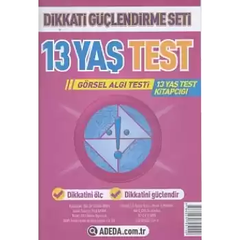 Dikkati Güçlendirme Seti 13 Yaş Test