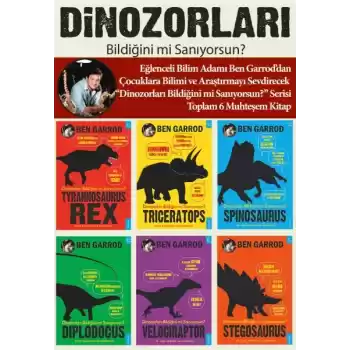 Dinozorları Bildiğini mi Sanıyorsun? (6 Kitaplık Set)